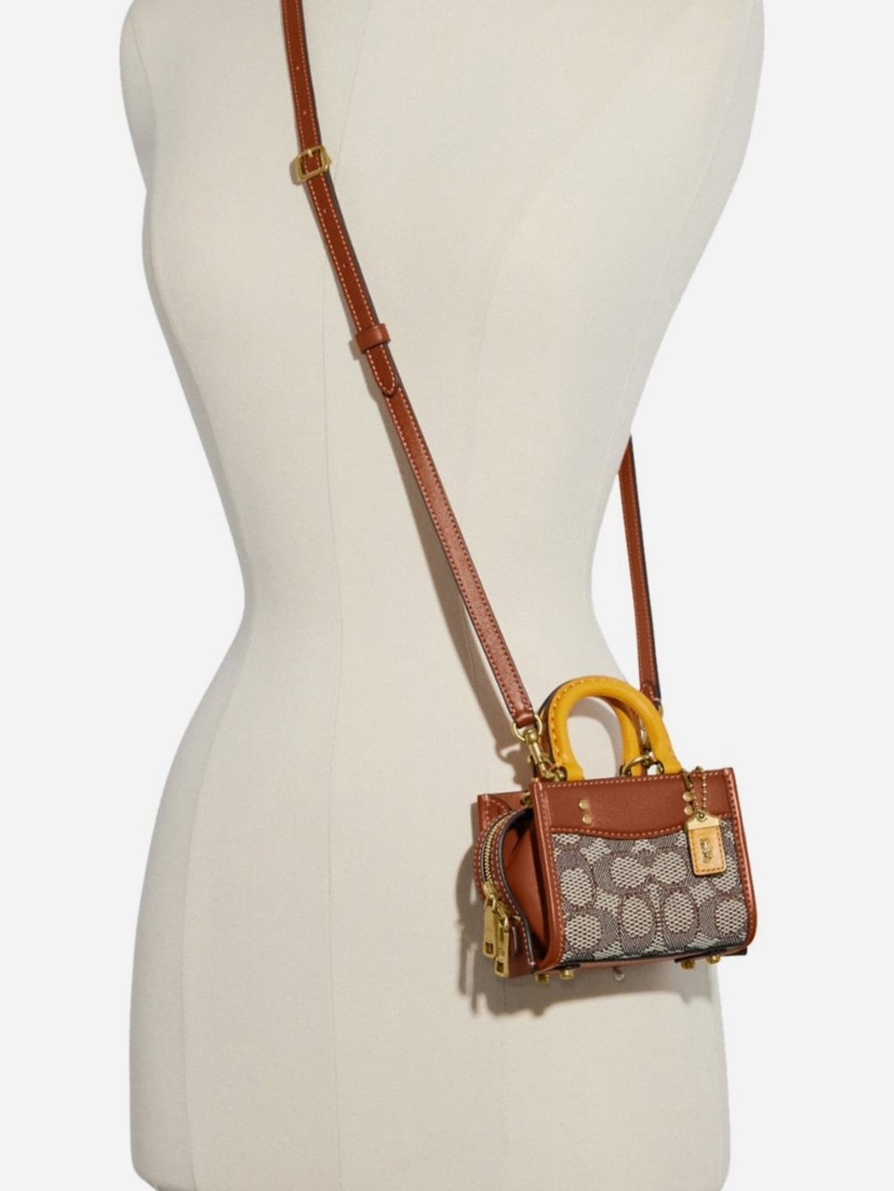 Coach Signature Textile Jacquard Micro Rogue